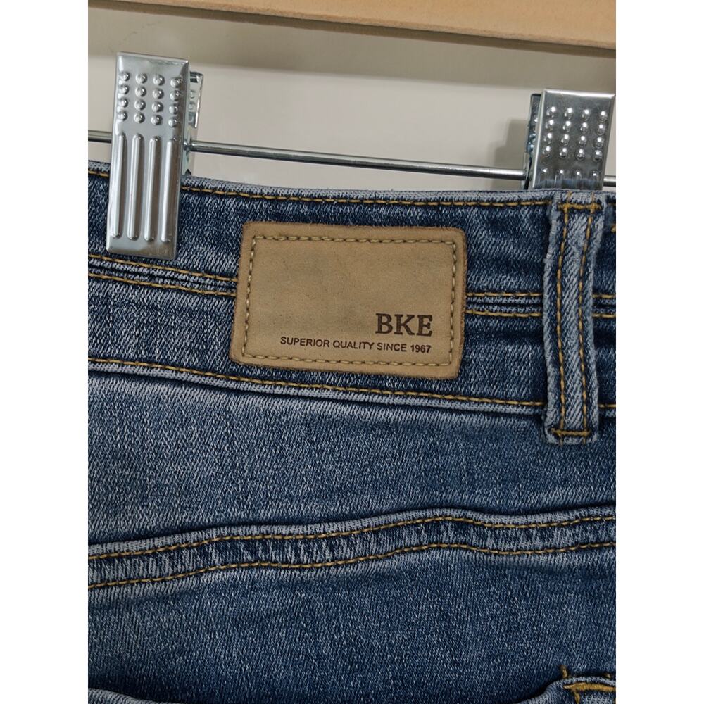 BKE Universal Skinny Jeans 28x31.5 Mid Rise Grunge Thrashed Paintercore workwear - Picture 6 of 6